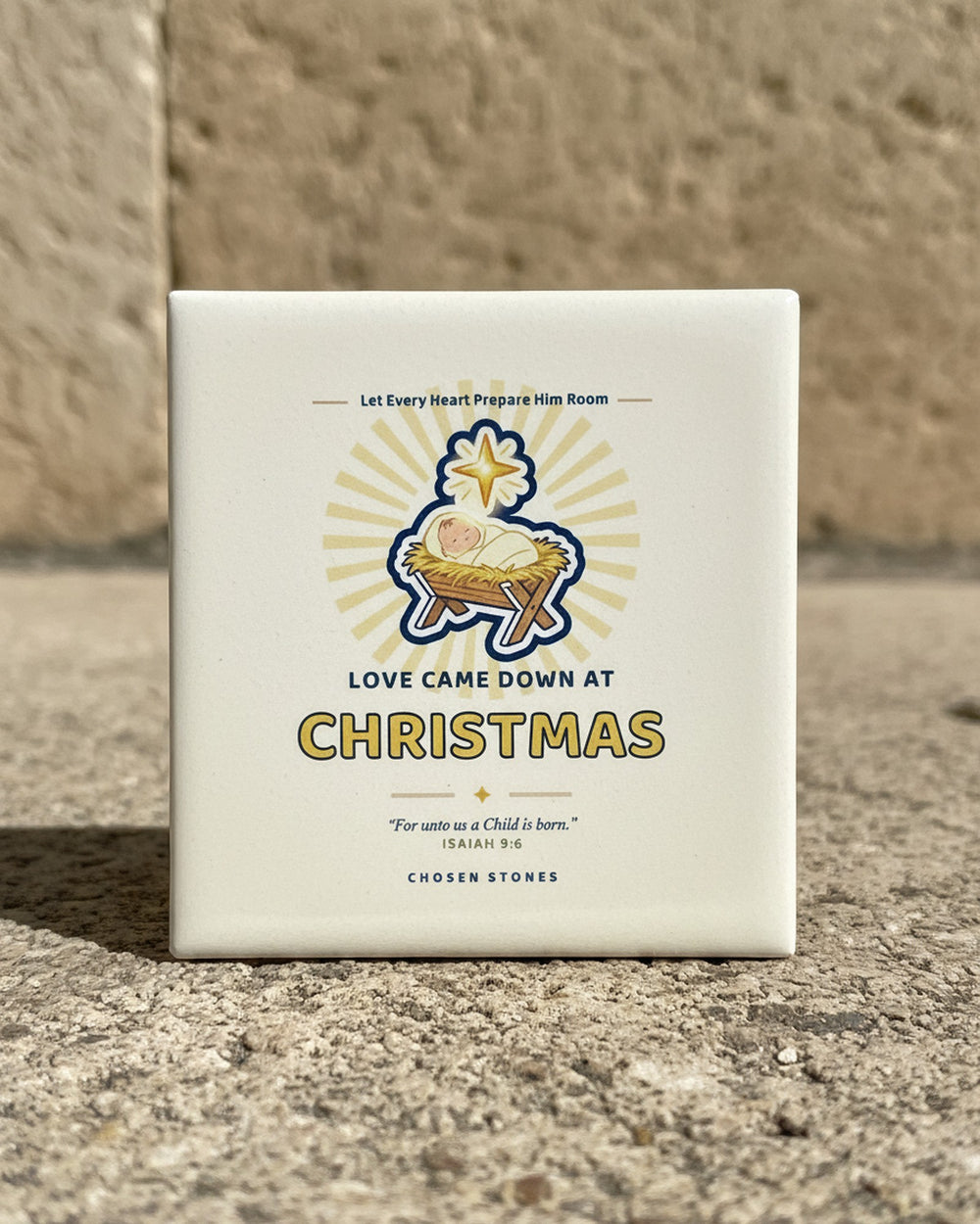 Christmas Magnet — Love Came Down at Christmas (Light)