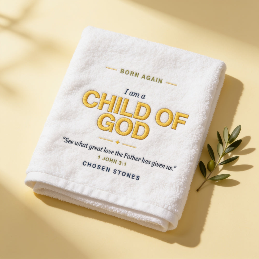 Baptism Bath Towel — Child of God