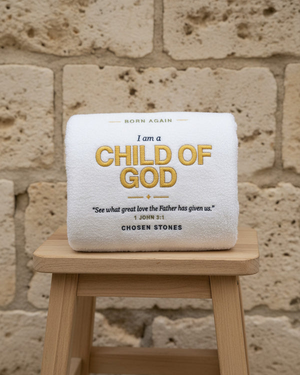 Baptism Bath Towel — Child of God, product photo